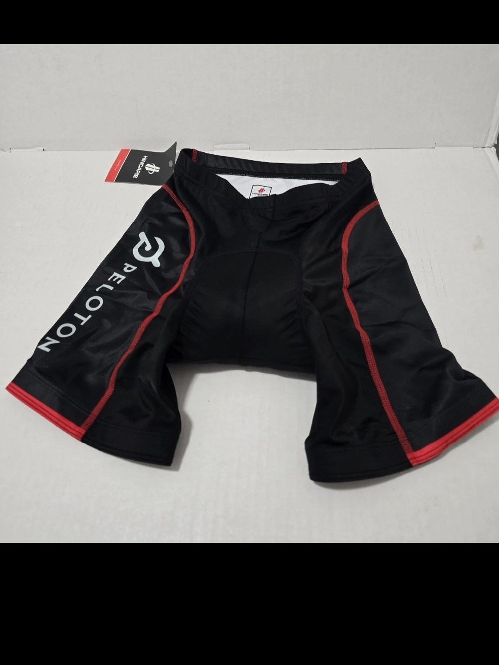 Hincapie Peloton Womens Cycling Shorts Black Red Padded Bike Shorts NWT Size S